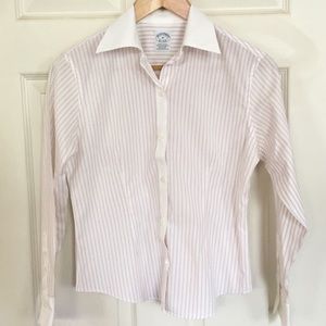 Brooks Brothers Non-Iron Stretch Button-down Sz 0P